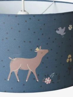 Abat-jour Pour Suspension FORÊT ENCHANTEE Bleu - Vertbaudet -Périphériques Pour Enfants abat jour pour suspension foret enchantee 3