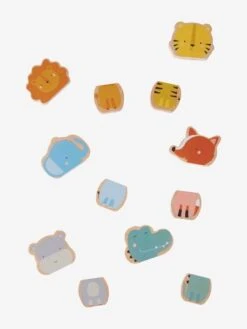 Animaux Magnétiques à Assembler En Bois FSC® Multicolore - Vertbaudet -Périphériques Pour Enfants animaux magnetiques a assembler en bois fsc 3