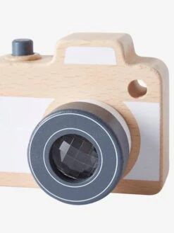 Appareil Photo En Bois FSC® Blanc - Vertbaudet -Périphériques Pour Enfants appareil photo en bois fsc 4