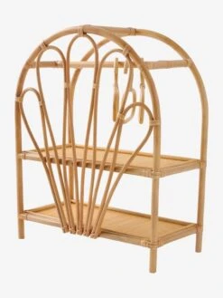 Armoire Poupon En Rotin Beige - Vertbaudet -Périphériques Pour Enfants armoire poupon en rotin 2