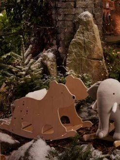 Bascule Ours Polaire En Bois FSC® Naturel - Vertbaudet -Périphériques Pour Enfants bascule ours polaire en bois fsc 1