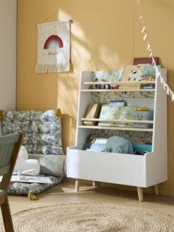 Bibliothèque Avec Fond Réversible Hanoï Blanc - Vertbaudet -Périphériques Pour Enfants bibliotheque avec fond reversible hanoi 5