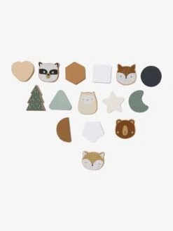 Boîte Des Animaux à Encastrer GREEN FOREST En Bois FSC® Multicolore - Vertbaudet -Périphériques Pour Enfants boite des animaux a encastrer green forest en bois fsc 4