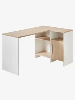 Bureau D'angle Liverpool Blanc - Vertbaudet -Périphériques Pour Enfants bureau dangle liverpool 2