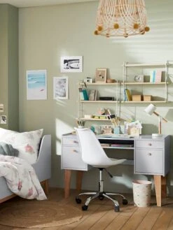 Bureau Enfant LIGNE FJORD Gris/bois - Vertbaudet -Périphériques Pour Enfants bureau enfant ligne fjord 3