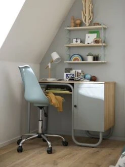 Bureau Enfant Vintage OXFORD Bleu - Vertbaudet -Périphériques Pour Enfants bureau enfant vintage oxford 5