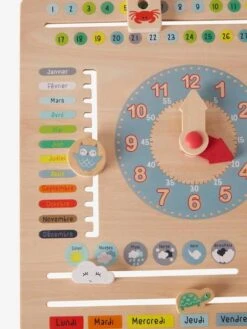 Calendrier En Bois FSC® Multicolore - Vertbaudet -Périphériques Pour Enfants calendrier en bois fsc 5
