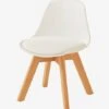 Chaise Maternelle Scandinave, Assise H 31,5 Cm Blanc - Vertbaudet -Périphériques Pour Enfants chaise maternelle scandinave assise h 315 cm