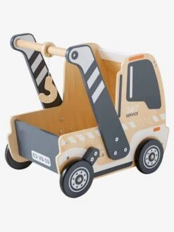 Chariot De Marche Camion En Bois FSC® Beige - Vertbaudet -Périphériques Pour Enfants chariot de marche camion en bois fsc 2