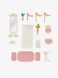 Château De Princesse Pour Poupées Mannequins En Bois FSC® Blanc - Vertbaudet -Périphériques Pour Enfants chateau de princesse pour poupees mannequins en bois fsc 4
