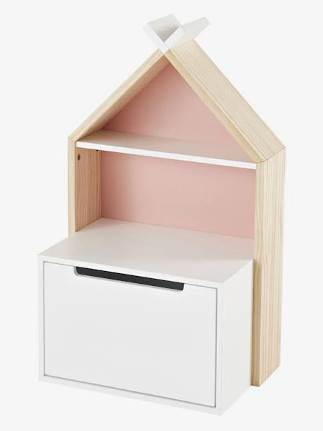 Chevet Enfant Fond Réversible Bleu Ou Rose LIGNE TIPILI Blanc - Vertbaudet 4 Chevet Enfant Fond Réversible Bleu Ou Rose LIGNE TIPILI Blanc - Vertbaudet – Image 2