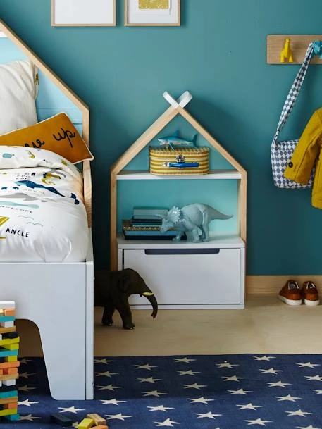 Chevet Enfant Fond Réversible Bleu Ou Rose LIGNE TIPILI Blanc - Vertbaudet 8 Chevet Enfant Fond Réversible Bleu Ou Rose LIGNE TIPILI Blanc - Vertbaudet – Image 6