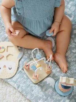 Coffret 3 Jeux D'éveil Les Amis De La Forêt En Bois FSC® Beige - Vertbaudet -Périphériques Pour Enfants coffret 3 jeux deveil les amis de la foret en bois fsc 2