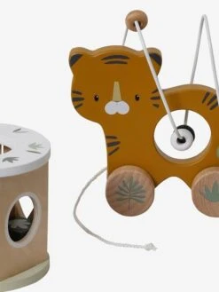 Coffret 3 Jeux D'éveil TANZANIE En Bois FSC® Orange - Vertbaudet -Périphériques Pour Enfants coffret 3 jeux deveil tanzanie en bois fsc 2