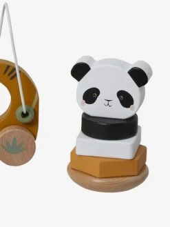 Coffret 3 Jeux D'éveil TANZANIE En Bois FSC® Orange - Vertbaudet -Périphériques Pour Enfants coffret 3 jeux deveil tanzanie en bois fsc 5