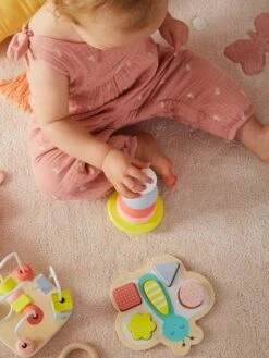 Coffret De 3 Jeux D'éveil En Bois FSC® Multicolore - Vertbaudet -Périphériques Pour Enfants coffret de 3 jeux deveil en bois fsc 2