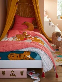 Couvre-lit EDEN INDIA Rose / Multicolore - Vertbaudet -Périphériques Pour Enfants couvre lit eden india 2