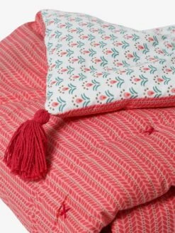 Couvre-lit EDEN INDIA Rose / Multicolore - Vertbaudet -Périphériques Pour Enfants couvre lit eden india 3
