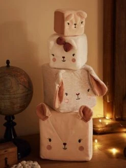 Cubes En Tissu GRENIER Beige - Vertbaudet