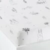 Drap Housse Bébé FORET MAGIQUE Blanc / Noir - Vertbaudet 1 Drap Housse Bébé FORET MAGIQUE Blanc / Noir - Vertbaudet -Périphériques Pour Enfants drap housse bebe foret magique