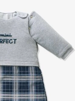 Gigoteuse Manches Amovibles MINI PERFECT Gris Chiné / Bleu - Vertbaudet -Périphériques Pour Enfants gigoteuse manches amovibles mini perfect 2