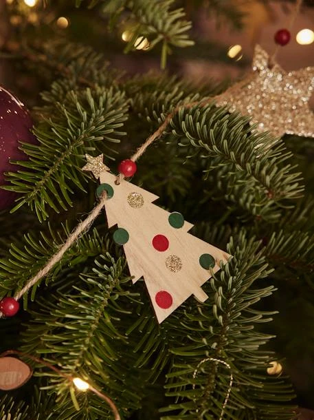 Guirlande De Noël En Bois Bois - Vertbaudet 5 Guirlande De Noël En Bois Bois - Vertbaudet – Image 3