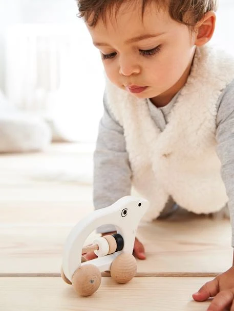 Hochet Ourson En Bois FSC® Blanc - Vertbaudet 5 Hochet Ourson En Bois FSC® Blanc - Vertbaudet – Image 3