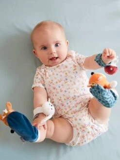 Hochets Mains Et Pieds Forêt Enchantée Multicolore - Vertbaudet -Périphériques Pour Enfants hochets mains et pieds foret enchantee 2