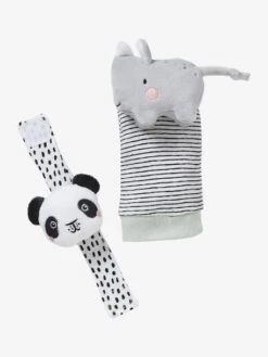 Hochets Mains Et Pieds TANZANIE Multicolore - Vertbaudet -Périphériques Pour Enfants hochets mains et pieds tanzanie 2