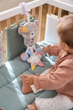 Jouet D'éveil Avec Pince KOALA Rose - Koala - Vertbaudet -Périphériques Pour Enfants jouet deveil avec pince koala 2