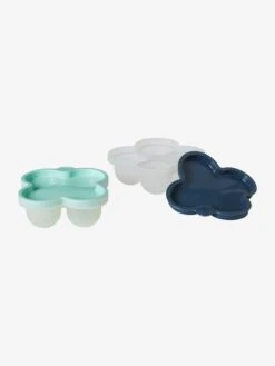Les 2 Pots De Conservation En Silicone Vert/bleu - Vertbaudet -Périphériques Pour Enfants les 2 pots de conservation en silicone 3