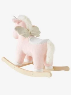 Licorne à Bascule FSC® Rose - Vertbaudet -Périphériques Pour Enfants licorne a bascule fsc 2