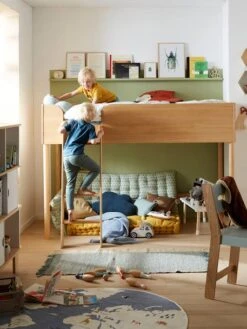 Lit Mi-hauteur LIGNE CONFETTI NATURE Marron - Vertbaudet 11 Lit Mi-hauteur LIGNE CONFETTI NATURE Marron - Vertbaudet -Périphériques Pour Enfants lit mi hauteur ligne confetti nature 3