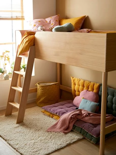 Lit Mi-hauteur LIGNE CONFETTI NATURE Marron - Vertbaudet 7 Lit Mi-hauteur LIGNE CONFETTI NATURE Marron - Vertbaudet – Image 5