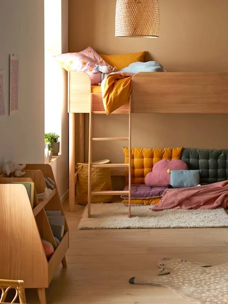 Lit Mi-hauteur LIGNE CONFETTI NATURE Marron - Vertbaudet 8 Lit Mi-hauteur LIGNE CONFETTI NATURE Marron - Vertbaudet – Image 6