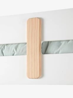 Lits Superposés 3 Niveaux LIGNE EVEREST Blanc/bois - Vertbaudet -Périphériques Pour Enfants lits superposes 3 niveaux ligne everest 2