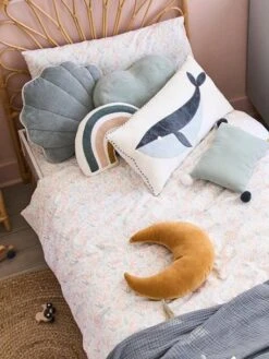 Lot De 2 Coussins SOUS L'OCÉAN Bleu - Vertbaudet -Périphériques Pour Enfants lot de 2 coussins sous locean 4