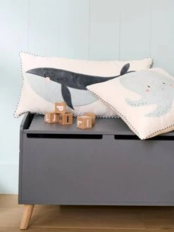 Lot De 2 Coussins SOUS L'OCÉAN Bleu - Vertbaudet -Périphériques Pour Enfants lot de 2 coussins sous locean 5