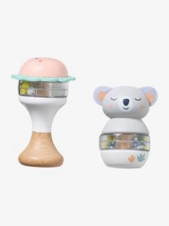 Lot De 2 Hochets En Bois FSC® Vert - Vertbaudet -Périphériques Pour Enfants lot de 2 hochets en bois fsc 2