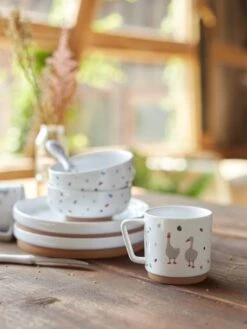 Lot De 3 Couverts 2e âge LÄSSIG Tiny Farmer Mouton/oie Blanc - Lassig -Périphériques Pour Enfants lot de 3 couverts 2e age lassig tiny farmer 2