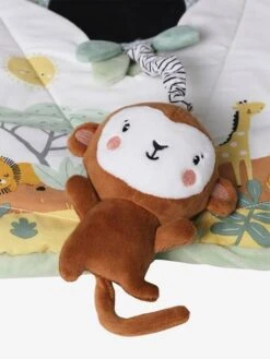 Panneau D'activités Musical En Tissu TANZANIE Blanc - Vertbaudet -Périphériques Pour Enfants panneau dactivites musical en tissu tanzanie 4