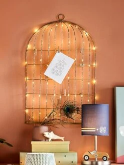 Pêle-mêle Lumineux Cage à Oiseaux Doré - Vertbaudet -Périphériques Pour Enfants pele mele lumineux cage a oiseaux 2