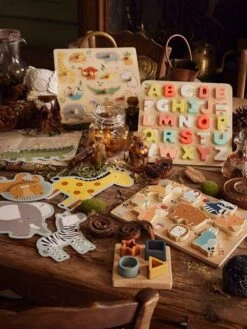 Puzzle Boutons Jungle En Bois FSC® Multicolore - Vertbaudet -Périphériques Pour Enfants puzzle boutons jungle en bois fsc 3