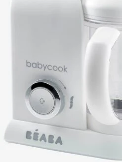 Robot 4 En 1 BEABA Babycook Solo Blanc/vert - Beaba -Périphériques Pour Enfants robot 4 en 1 beaba babycook solo 5