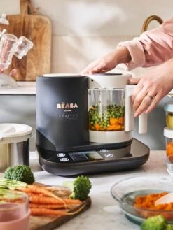 Robot Connecté BEABA Babycook Smart Gris Anthracite/blanc - Beaba -Périphériques Pour Enfants robot connecte beaba babycook smart 4