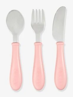 Set 3 Couverts D'apprentissage Inox BEABA Airy Green - Beaba -Périphériques Pour Enfants set 3 couverts dapprentissage inox beaba 5