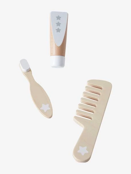 Set Accessoires Hygiène Poupon En Bois FSC® Blanc - Vertbaudet 5 Set Accessoires Hygiène Poupon En Bois FSC® Blanc - Vertbaudet – Image 3