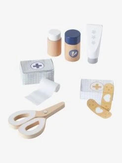 Set Docteur Pour Poupon En Bois FSC® Blanc - Vertbaudet -Périphériques Pour Enfants set docteur pour poupon en bois fsc 4