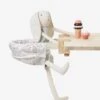 Siège De Table Pour Poupon En Tissu Et Bois FSC® Beige - Vertbaudet 1 Siège De Table Pour Poupon En Tissu Et Bois FSC® Beige - Vertbaudet -Périphériques Pour Enfants siege de table pour poupon en tissu et bois fsc