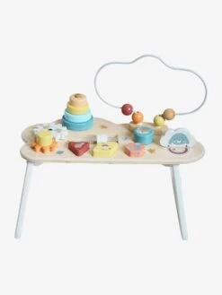 Table Basse D'activités Nuage Les Amis De La Forêt En Bois FSC® Blanc - Vertbaudet -Périphériques Pour Enfants table basse dactivites nuage les amis de la foret en bois fsc 4